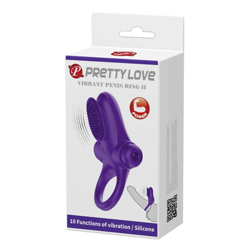 Anello per pene Pretty Love Vibrant 2 Viola