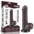 Dildo doppio strato scorrevole da 7'' nero_B15O50_3