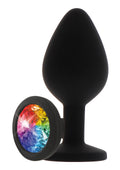 Rainbow Booty Jewel Medium nero