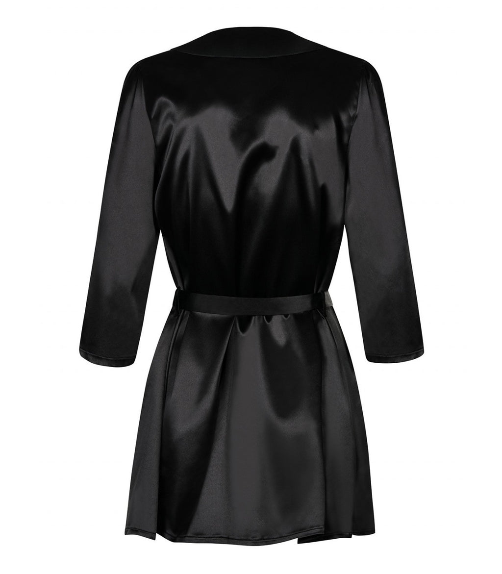 VESTAGLIA SATINIA NERO S/M